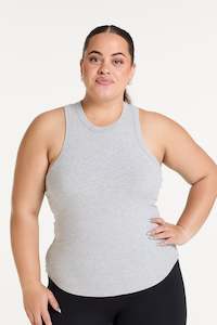 FULL LENGTH RIB SINGLET MARBLE