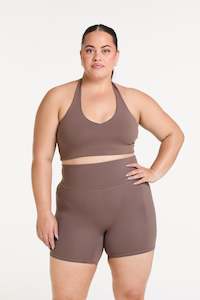 STAPLE W/ POCKET MID SHORT COFFEE