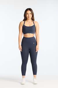 Shopbyleggings: MOVEMENT W/ NO FRONT SEAM 7/8 LEGGINGS SLATE BLUE