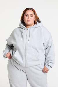 Hoodies Jumpers: ESSENTIAL ZIP HOODIE MARBLE