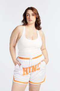 SUMMER PERFORMANCE CROP SINGLET PEARL