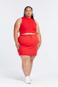 Outerwear: SUMMER LEISURE SKIRT HIBISCUS