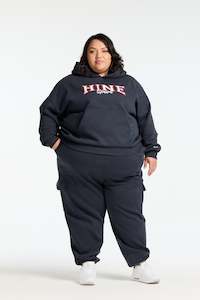 Outerwear: VARSITY HOODIE NAVY