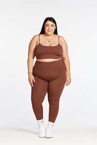 STAPLE FULL LENGTH LEGGINGS CHOCOLATE