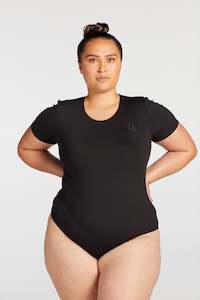 SCULPT TEE BODYSUIT ONYX