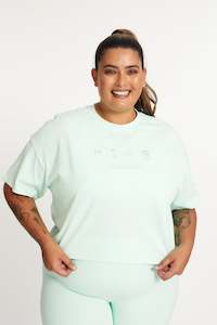 PASTEL CROP TEE MINT