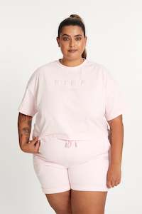 PASTEL CROP TEE PINK