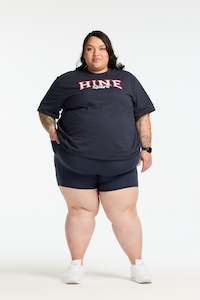 Tees: VARSITY TEE NAVY