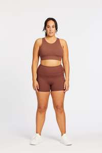 All Bottoms: SIGNATURE SHORT SHORTS CHOCOLATE