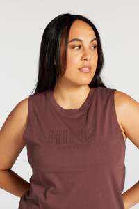 All: SIGNATURE MUSCLE SINGLET DEEP MAUVE