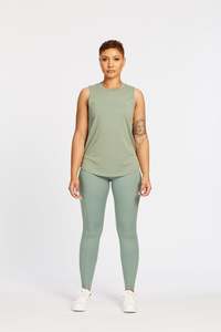 All: SIGNATURE MUSCLE SINGLET SEA GREEN