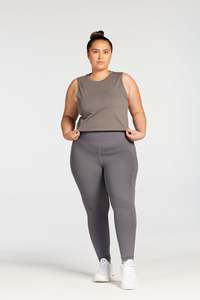 SIGNATURE CROP MUSCLE SINGLET STEEL