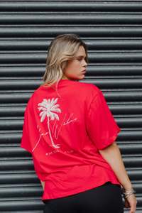All: MANA WĀHINE TEE RED