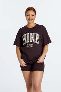 VARSITY TEE ESPRESSO