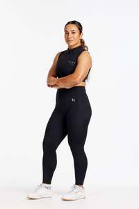 HYBRID FULL LENGTH LEGGING ONYX