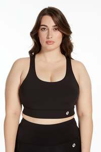 All Tops: LUXE BRA BLACK