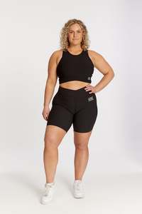 Shopbyleggings: RECOVERY MID SHORT ONYX