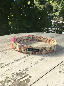 Lemon floral collar hippy-hound