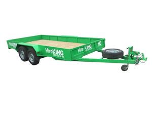 Products: Tandem Trailer for Hire in Christchurch HireKING : HireKING