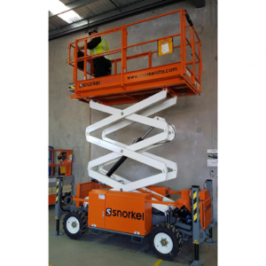 Scissor Lift 6.7 A/T Narrow Snorkel Trailerised – Harrisons HireMaster Feilding