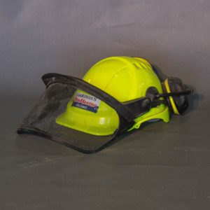 Hard Hat, Visor and Earmuffs (Combo) – Harrisons HireMaster Feilding