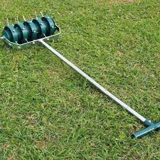 Lawn Aerator Hand (Push) – Harrisons HireMaster Feilding