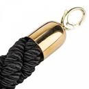 Bollard Rope Black Gold ends 1.5m