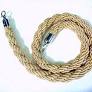 Bollard Rope Gold Silver Ends 1.5m