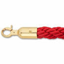Bollard Rope Red Gold ends 1.5m