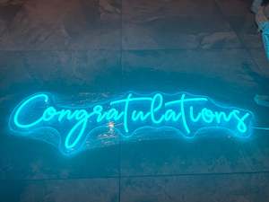 Neon Sign: Congratulations Neon Sign
