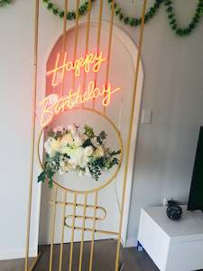 Neon Sign: Happy Birthday Neon sign