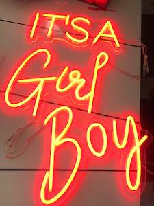 IT'S A Girl or Boy Neon Sign