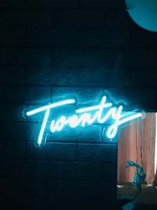 Neon Sign: Twenty Neon Sign