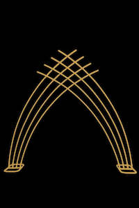 Frames: Luxe Gold Wedding Arch