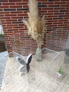 Plinths: Clear Acrylic Plinth Set X 4