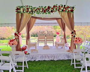 Women Shirts: Mandap Chairs Hire| Pearl/Ivory White
