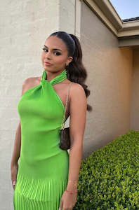 Klum Gown - Neon Lime