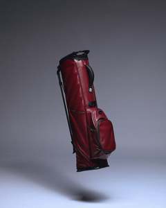 Hiroki Golf Bags: Hiroki Oriental Stand Bag - Maroon Red