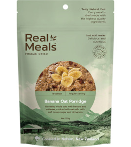 Products: Real Meals – Banana Oat Porridge. – His & Hers Endurance Event KITZ