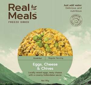 Real Meals – Eggs, Cheese and Chives – His & Hers Endurance Event KITZ