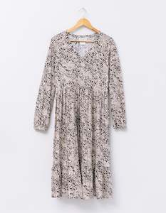 Tilly Tiered Dress Leopard