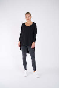 Long Sleeve Tops: Nelly Long Sleeve Top  Black