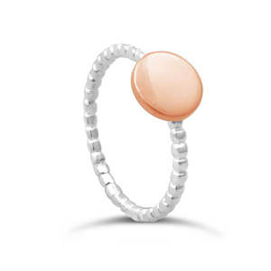 Jewellery: SS/RG Disc with Ball Band