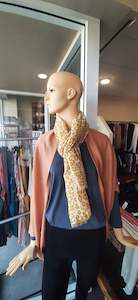 Scarves Gloves: Leopard Print