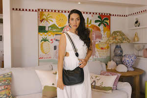 Wallets Bags: Mimi Black Small Hobo