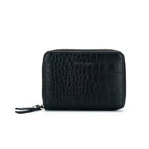 Wallets Bags: Ally Black Mini Wallet