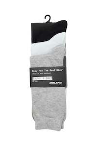 Underwear Socks: Blend Crew Socks 3 pack