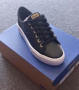 Shoes: Keds - Crew Kick Alto Leather - Black