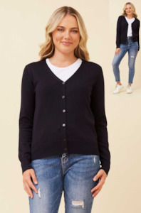 Classic Button-Up Cardigan