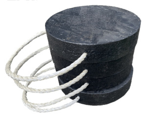 Frontpage: Hitchpost Stabilizer leg  Pads. Set of 4